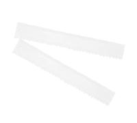 VICASKY 2pcs Acrylic Torn Edge Ruler, Deckle Edge Ruler for Paper, Precise Edging Craft Tool for Card Making and Collage DIY Designs