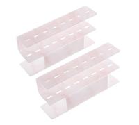 VICASKY 2pcs Acrylic Tweezers Holder Stand with Multihole Lash Tweezer Organizer for Makeup Tools Stylish Display Rack Durable Acrylic Shelf Holder for Beauty Accessories