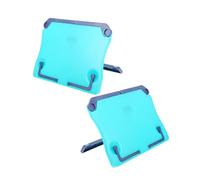 VICASKY 2pcs Adjustable Folding Book Holder Stand for Desktop Reading and Sheet Music Portable Abs Plastic Music Sheet Stand for Students Cookbook and Textbook Reading Rack