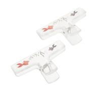 VICASKY 2pcs Adorable Cartoon Pattern Acrylic Music Sheet Clip Piano Sheet Music Folder Book Page Holder Clip for Piano Violin Guzheng Practice
