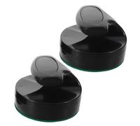 VICASKY 2pcs Air Hockey Paddles Replacement Set with Rubber and Plastic Construction, Smooth Movement Design Fits Most Standard Air Hockey Tables for Home Play and Table Game Accessories