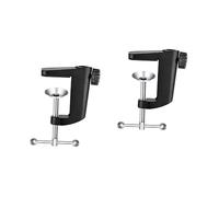 VICASKY 2pcs Aluminum Alloy C-type Clamp Desk Mount for Microphone Arm Fixed Clip Base Sturdy Table Light Holder Beam Clamp