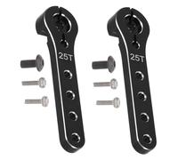 VICASKY 2pcs Aluminum Alloy Rc Steering Horn Extension Arm Metal Replacement for Airplane Helicopter Car DIY Rc Accessories Fit