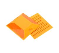 VICASKY 2pcs Aluminum Reflective Road Markers for Outdoor Driveways Enhanced Night Vision Safety Reflectors with Fit for Sports Fields Pavement and Roadway Identification