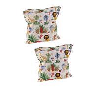VICASKY 2pcs Animals Pattern Diaper Bag Washable Wet Dry Bag with Zipper Tote with Snap Handle for Organizing Essentials