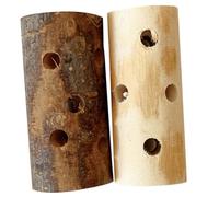 VICASKY 2Pcs Apple Wood Chew for Rabbits Hamsters and Chinchillas Natural Teething Sticks for Small Pets Teeth Grinding to Promote Oral