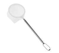 VICASKY 2PCS Aquarium Fish Net with Detachable Stainless Steel Extendable Handle Fine Mesh for Skimming Food Residue and Sludge Fit for Small to Large Fish Tanks and Betta Aquariums