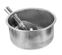 VICASKY 2pcs Automatic Pig Water Bowl Stainless Steel Livestock Waterer Water Dispenser Large Capacity Easy to Clean