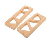 VICASKY 2pcs Bamboo Triangle Onigiri Rice Ball Molds Japanese Style Sushi Shaper for Bento Picnics Gatherings DIY Rice Ball Making Tools Beginner Friendly