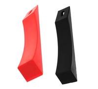 VICASKY 2pcs Barbell Silicone Mats with Enhanced Grip and Wear-resistant Protection for Safe Weight Plate Loading Unloading Portable Deadlift Jack Pads for Home Gym Fitness Training