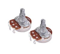 VICASKY 2pcs Bass Guitar Potentiometer Replacement Audio Taper Potentiometers Coarse Knurl Guitar Volume Pots