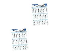 VICASKY 2pcs Bass Recorder Chords Finger Chart for Flute Practicing Supplies Chord Poster for Students Clarinet Note Chart for Recorder Learning Guide