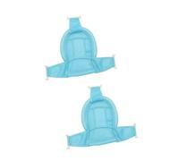 VICASKY 2pcs Bath Seat Support Net for Boy Girl Bathtub Sling Random Button Comfortable Mesh Bath Tub Accessory for Hands Bathing Easy to Clean and Install