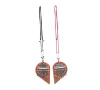 VICASKY 2pcs Beginners Kalimba Notes Mini Piano Portable Finger Piano for Boys and Girls Adults Quality Wood Metal Material