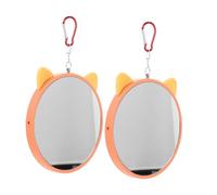 VICASKY 2Pcs Bird Cage Mirrors Bite Resistant Parrot for Budgies Lovebirds Engaging for Bird Play Cage Decoration