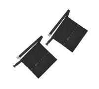 VICASKY 2pcs Black Hair Stylist Waist Apron with Adjustable Belt Lightweight Half- Tool Holder for Organized Access for Professional Hairdressers and