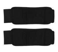 VICASKY 2pcs Black Horse Leg Fly Boots Protective Covers Bell Boots Equestrian Leg Wraps Suitable for Riding and Horse Care