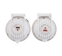 VICASKY 2pcs Boat Anchor Windlass Foot Switch White Rocker Toggle Control Pedal for Up Down Winch Operation Compatible with Ship Anchoring Systems Replacement Rocker Switch