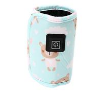 VICASKY 2pcs Boy Girl Bottle Warmer Portable Milk Bottle Heater Insulated Bag Power Bank Compatible