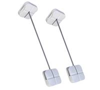 VICASKY 2pcs Boy Girl Cupboard Door Strap Locks for Cabinets Refrigerators Ovens Easy to Use Prevents Injury Curiosity for Childproofing Home