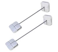 VICASKY 2pcs Boy Girl Safety Locks for Cabinets and Durable Material Easy Installation Strong Adhesive Prevents Boys and Girls from Accessing Dangerous Areas Home Protective Supplies