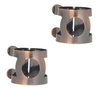 VICASKY 2pcs Brass Saxophone Clip Brass Sax Clamp for Alto Tenor and Soprano Instruments Lightweight and Convenient Accessory for Musicians
