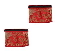 VICASKY 2pcs Buddha Sound Bowl Cover for Full Moon Bowl Singing Case Meditation Storage for Sound Healing and Home Decoration Random Color