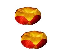 VICASKY 2pcs Buddhist Sound Bowl Cushion Pad Cotton Singing Bowl Holder Pad for Meditation Embroidered Design Prevents Slipping and Knocking for Practitioners