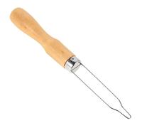 VICASKY 2Pcs Button Helper Tool with Wooden Handle Adaptive Equipment for Elderly and Disabled Easy Buttoning for Shirts and Dresses Compact Zipper Pull Aid for One Handed Use