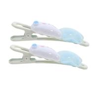 VICASKY 2pcs Cartoon White Cloud Star Hairpin Cute Sweet Style Girls Side Bangs Hair Clips for Teens Lovely Hair Accessories