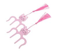 VICASKY 2pcs Cat Shaped Music Book Clips Decorative Metal Page Holders for Piano Music Score Clips for Easy Viewing and Organization