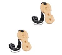VICASKY 2pcs Cello End-pin Stopper Cello End Pin Holder Wooden Spike Floor Protector Anchor Rest for Stopper Stop Slip Mat