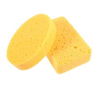 VICASKY 2pcs Cellulose Kitchen Sponges Multi-functional Dishwashing Brushes for Daily Use and Square Wok Cleaning Sponges for Pots Pans Sinks and Bathroom Surfaces
