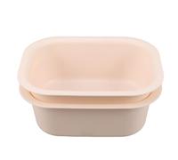 VICASKY 2pcs Changing Table Bath Basin Thickened Plastic Diaper Station Basin Rectangular Non Slip for Face Cleansing and Foot Bath