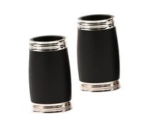 VICASKY 2pcs Clarinet Tuning Tube Replacement Parts Soprano B Flat Clarinet Tuning Tube for Wind Instrument