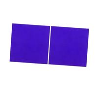 VICASKY 2Pcs Cobalt Glass Sheets 5X5Cm for Chemistry Experiment Flame Reaction Component Lab Glasses Scientific Supplies School Physical Experiment Tools