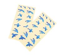 VICASKY 2pcs Colorful Bird Guitar Fretboard Decals Stickers for Electric Guitars, Decorative Fingerboard Inlay Accessories, Sturdy Music Instrument Parts for Customizing Random Color