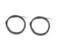 VICASKY 2pcs Conductor Shielded Pickup Cable for Electric Guitar Grey Wiring Wire Reduces Electrical Noise for