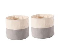 VICASKY 2pcs Cotton Bread Basket Bread Bag Reusable Food Safe