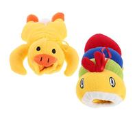VICASKY 2pcs Cover Toy Plush Caterpillar Duck Feeding Protector for Outdoor Park Use