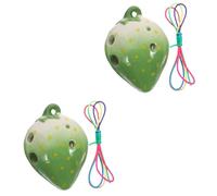 VICASKY 2pcs Creative Ocarina Made of Ceramic Instrument for Boys and Girls and Adults
