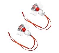 VICASKY 2pcs Crystal Angel Pendant Heart Suncatcher for Window Car Christmas Tree Hanging Decor Wedding Ornament Light Catcher Reflecting Rainbow Colors