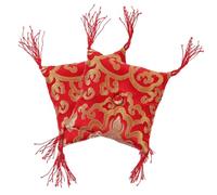 VICASKY 2pcs Decoration Tibetan Singing Bowl Mat Handmade Pillow Buddhist Supplies