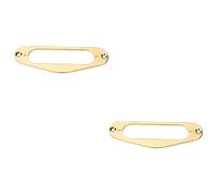 VICASKY 2pcs Diy Guitarist's Choice Gb407f Pickup Frame Mounting Ring and Pickguard for Single Coil Humbucker Pickups