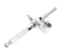 VICASKY 2pcs Double Bass Drum Pedal Drive Shaft Connector Rod Smooth Rotating Jazz Drum Pedal Holder Clamp Easy Adjustable Replacement Arms for Percussion Instrument Wide Compatibility for