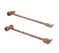 VICASKY 2pcs Double-Head Back Scratcher and Handheld Massage Hammer for Muscle Relaxation Long Handle for Reach Areas Smooth Finger-Like Edges Skin-Friendly Itch Relief Tool for Adults