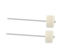 VICASKY 2pcs Drum Kit Pedals Heavy Duty Single Bass Drum Beaters for Jazz Practice Accessories for Beginners and Professionals