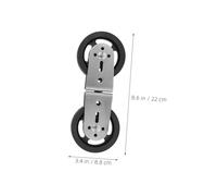 VICASKY 2pcs Dual Swivel Pulley System Fitness Pulley Accessories for Home Gym Cable Machines with Silent Bearings Rotation Enhanced Load Sharing for Weight Lifting and DIY Workout