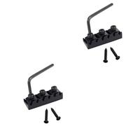 VICASKY 2pcs Electric Guitar Locking Nut Zinc Alloy Lock Nuts String Locking Wrench Included Guitar Accessory