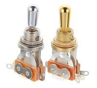 VICASKY 2pcs Electric Guitar Rocker Switch Way Toggle Replacement for Style Electric Guitar Metal Toggle